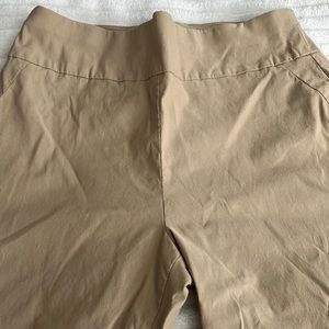 Tan colored pixie pants
